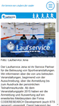 Mobile Screenshot of laufservice-jena.de